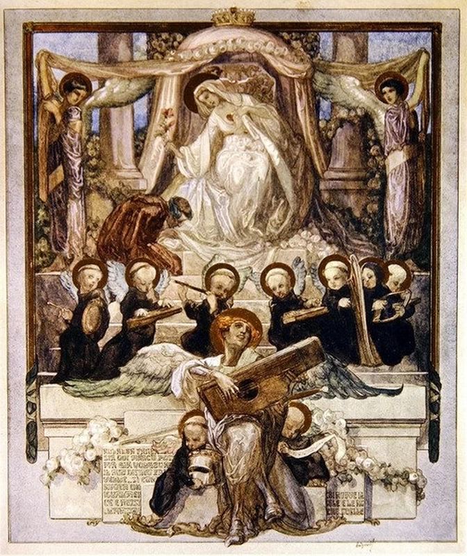 Illustrazione dalla Divina Commedia di Dante, Paradiso, Canto XXVIII